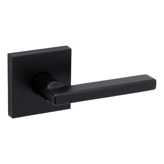 Wesier - Halifax Square Rose Levers - Matte Black